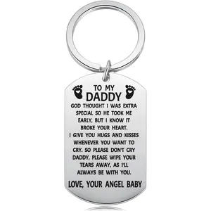 Miscarriage Keepsake for Dad  Tag, Lost  Memorial , Angel   for Daddy,  Loss Gifts, Loss of  , Sorry for Your Loss Condolence