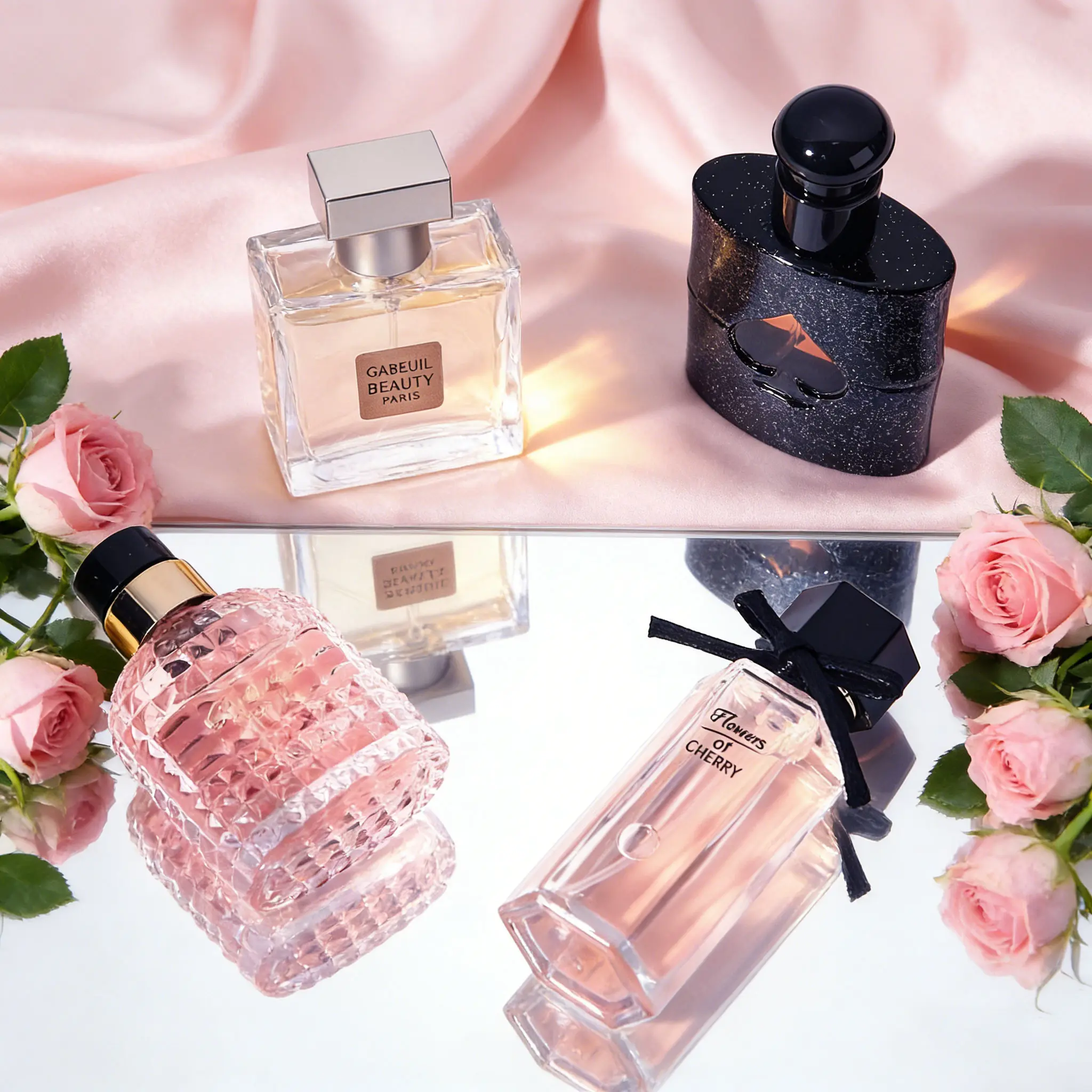 Women’s Eau de Toilette Gift Set (4 Bottles, 25 ml/30 ml) - Long-Lasting Floral Scent, Everyday Daily Wear Fragrance, Fragrance Perfumes