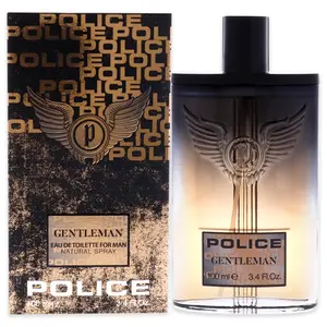 Gentleman By Police - Fragrance For Men - Refined And Charismatic - Top Notes Of Bergamot, Lemon, Grapefruit - Heart Notes Of Cinnamon, Saffron - Base Notes Of Patchouli, Vetiver - 3.4 Oz EDT Spray