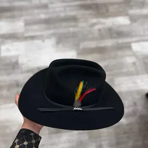 Black felt hat