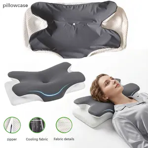 Ultra Soft Microfiber Neck PillowcasesModern Reversible Cervical Pillow Covers for Home & Dorm. Aesthetic Skin-Friendly Bedding, Durable Neck Support Protector. Ultimate Sleep Hack & Comfort Gift. Minimalist Room Decor Bedding Accessories.