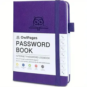Password Book with Alphabetical tabs. Hardcover Password Keeper Notebooks,Password Logbook Journal,Address Organizer Pocket Size