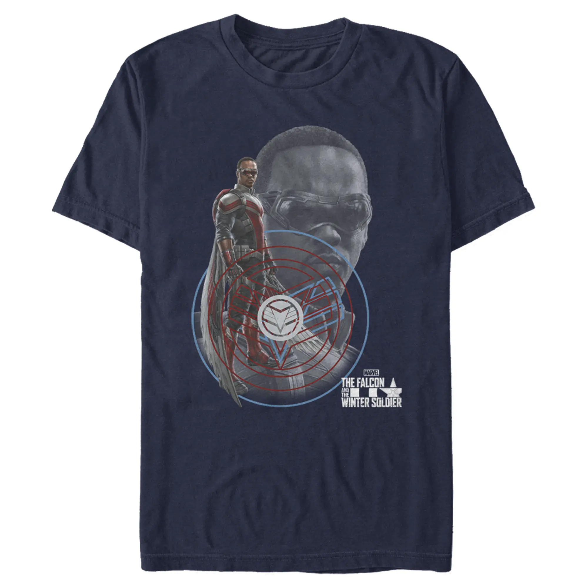 Men's Marvel The Falcon and the Winter Soldier Close-Up Falcon T-Shirt