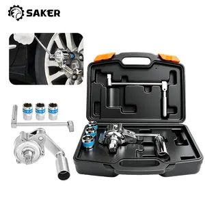 Saker Heavy Duty torque multiplier wrench set, metal non-charge manual mechanism, hub nut removal tool, 17mm/19mm/21mm sleeve for automotive tires