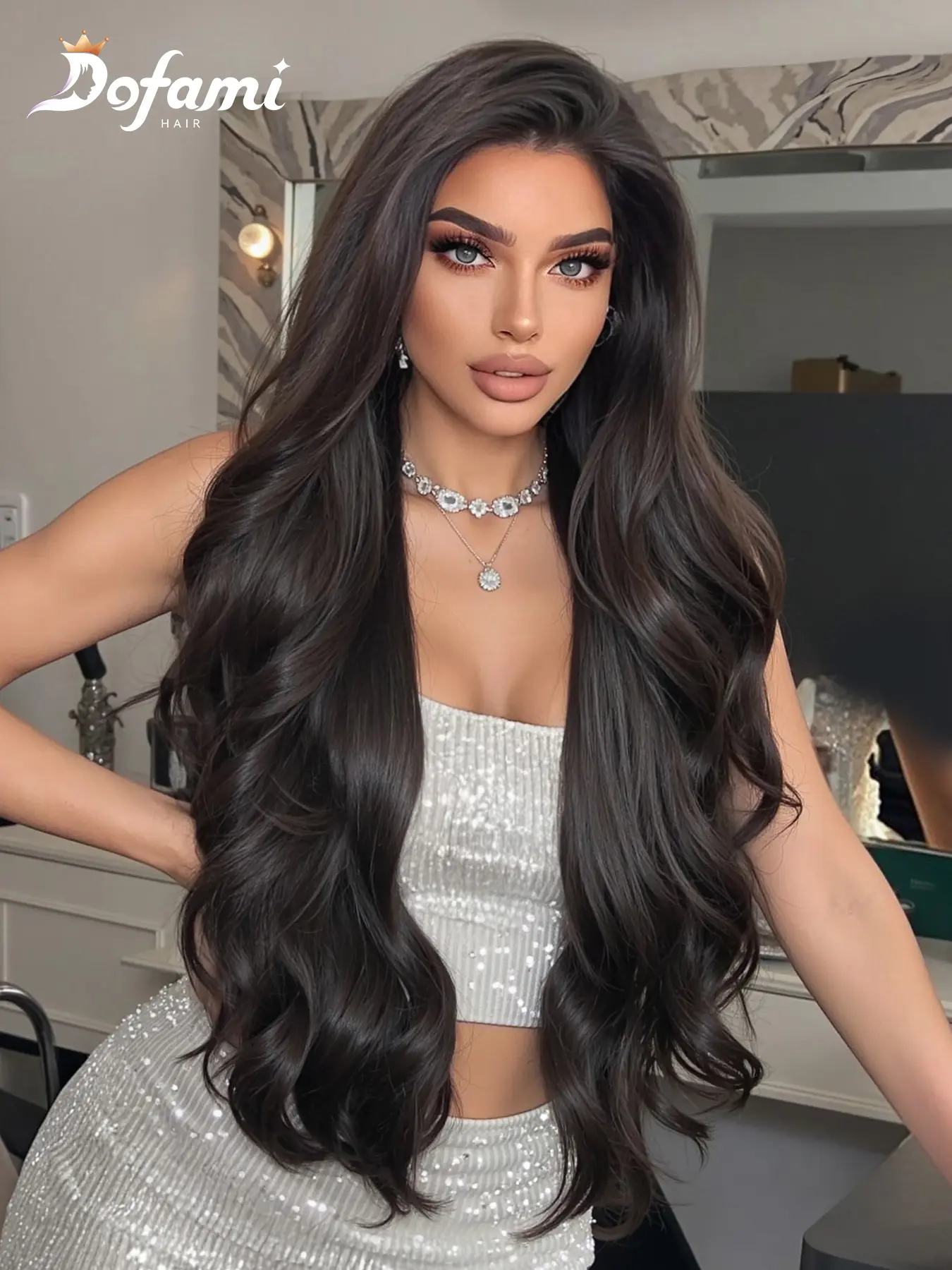HD Lace Front Glueless Frontal Wig Perfect Hairline No Glue Handmade Weave 13x6 Realistic Forehead Ultimate Comfort Natural Look Secure Fit Natural Looking Wig