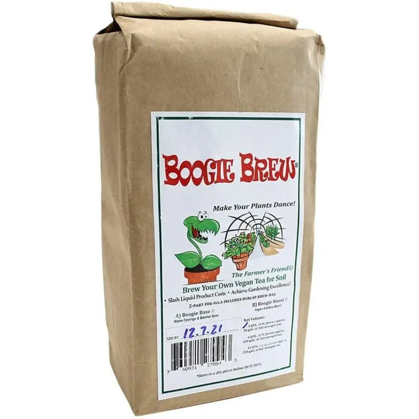 Boogie Brew 6 lb Heavy Harvest Compost Tea Fertilizer 2-Part, Makes 100 Gallons