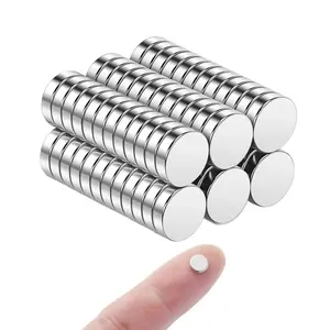 Rare Earth Magnets, 100 Pcs Strong Round Small Neodymium Magnets Disc with Transparent Storage Box, for Whiteboard, Refrigerator, Cabinet, Dry Erase Board, Home, Kitchen, Office, School