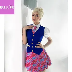 PrincessCharmSchoolCostumeforWomenAnimeMoviePreppySchoolUniformHalloweenCostumeSetcosoutfitstrickyhalloweencostumetriohalloweencostume2025sailorcostumesinnerscostumesuniquehalloweencostumebrunettes
