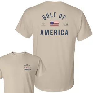 Gulf of America T-Shirt, Patriotic Minimalist Graphic Tee, Casual Streetwear for Men and Women