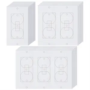 20Pcs Wall Insulation Outlet Insulators Sealers,Electrical Outlet Insulation Pads for Wall, Light, Switch Socket