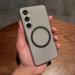 Phone Case Sutible for Samsung A16/A15/A05/A14/A55/A35/A36/A56/A54/A34 5G, Luxury Matte Translucent Protective Shockproof Magnetic Wireless Charge Cover