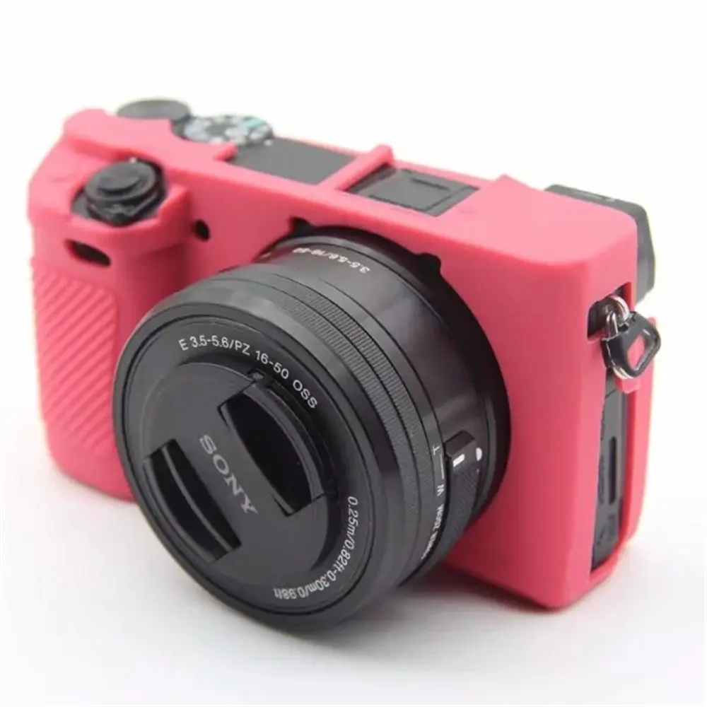 Camera Soft Rubber Silicone Case for Sony A6400 A6300 A6100 Body Cover Skin