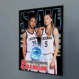 Paige Bueckers And Azzi Fudd Poster, Home Decor, Wall Decor - (Unframe)