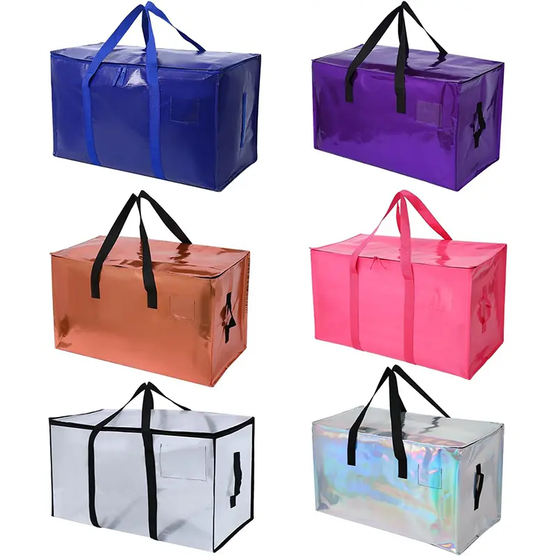 STOWM 6-Count Heavy-Duty Extra Large Ziplock Sealed Multifunctional Organizer Storage Bags, High Quality Plastic for Clothes, Bulky Items Home Organization