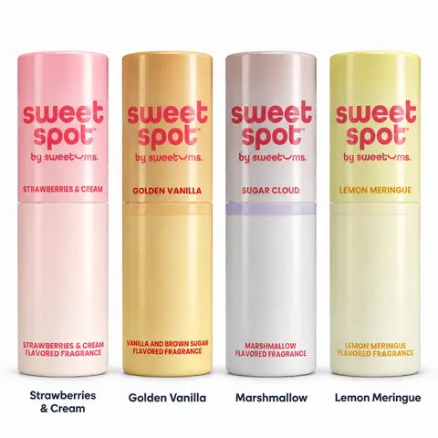 The Gourmand Fragrance Bundle Mix & Match | Fragrances with Scent and Flavor | Solid Fragrance | Kissable Fragrance Strawberries & Cream, Lemon Meringue, Caramel Kiss, Marshmallow Sugar Cloud, Island Passion, Peach, Vanilla, Watermelon, Cherry Bombshell