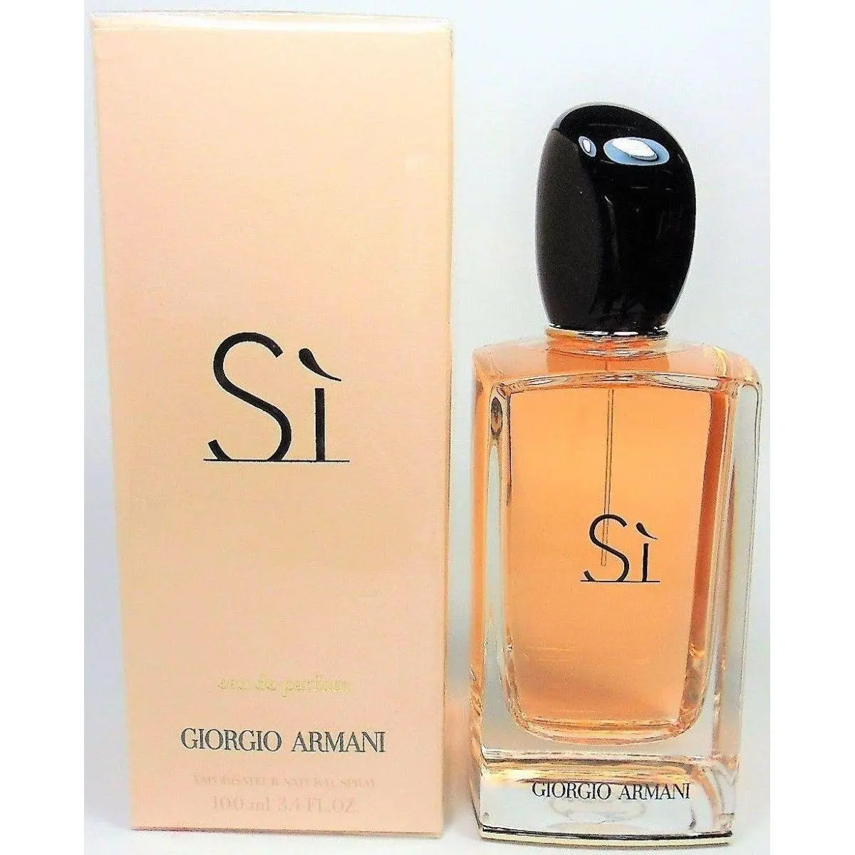 Giorgio Armani Si Women's Eau de Parfum (EDP) - 3.4oz Floral Fusion Fragrance with Blackcurrant, Musky Blond Wood, Chic Aroma, New in Box, Signature Scent, Feminine Energy, 3 To 3.9 Fl Oz, Fruity, Fragrance That Starts With A, Spray On Skin, Clean Girl Pe