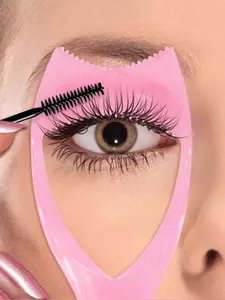 3pcs, Three-In-One Mascara Applicator, Eyelash Auxiliary Device, Auxiliary Device Suitable For Beginners To Perfectly  Apply Eyelashes And Eyeliner, To Create Naturally Non-Caking Eyelashes,Mascara Shield Applicator For Eyelashes Makeup Tool Set for Women