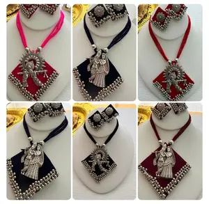 Oxidized Navratri Necklace Set with Earrings | The Enhanced Beauty