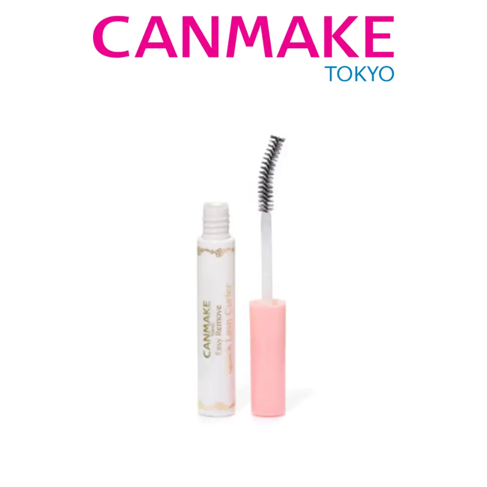 Canmake Quick Lash Curler ER Mascara Base (01) - Waterproof, Sebum-Resistant Liquid Makeup with Dextrin Palmitate & Sodium Hyaluronate for Long-Lasting Eyelash Curl, Easy Removal, Moisture Lock