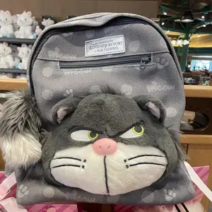 Lucifer Cat Backpack Anime Cartnoon Model Large Capacity Smooth Zipper Casual Trend Student Daypack Back-To-School Season Gifts