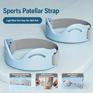 Adjustable Patella Strap – Anti-Injury Compressive Protective Gear, Stabilizing Support Band for Running, Hiking, Relieves Knee Pain & Provides Compression Support, Anti-Injury Protective Gear kneepads work