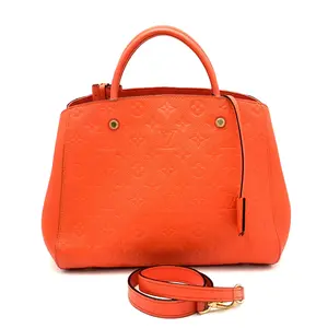 Pre-owned Louis Vuitton Empreinte Leather Handbag Montaigne Monogram MM #3617