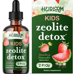 Zeolite Detox Drops for Kids – Gentle Gut Cleanse & Immune Support – Mom Formulated Liquid Supplement (2oz)