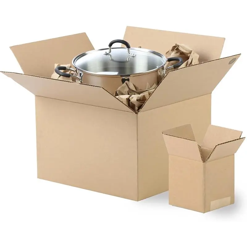 Corrugated Cardboard Small Shipping Boxes, 12x12x12" (25/50 Pack) - Durable, Secure Hold for Movers, Office Postal Supplies, Organized Storage