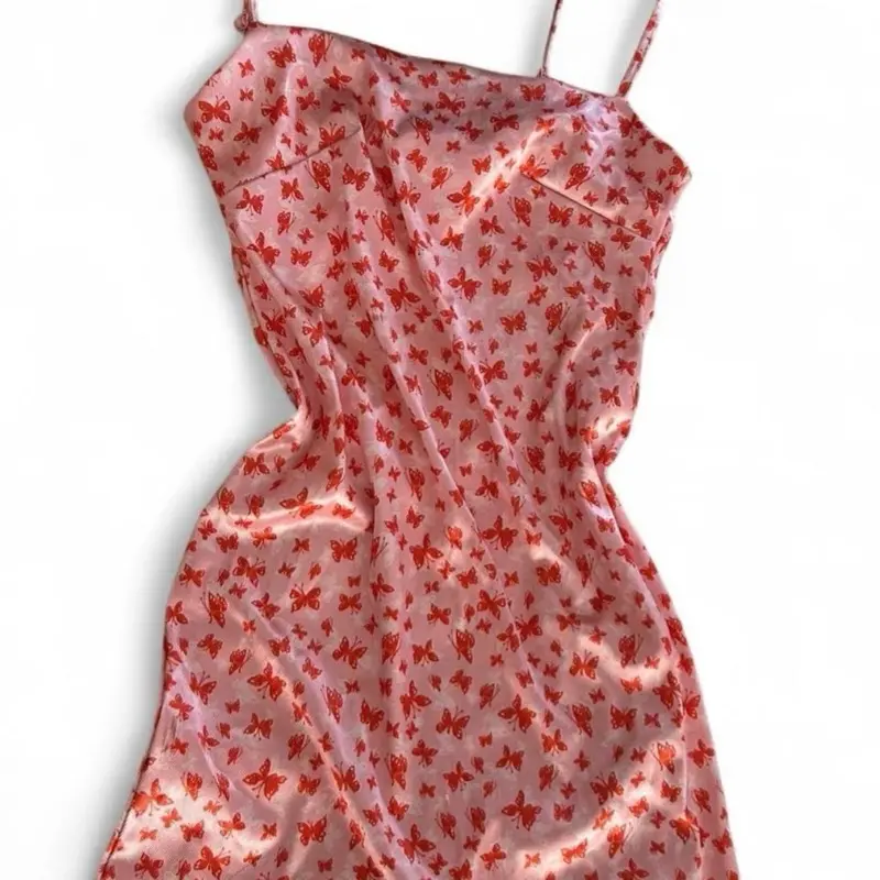 Urban outfitters silky butterfly dress