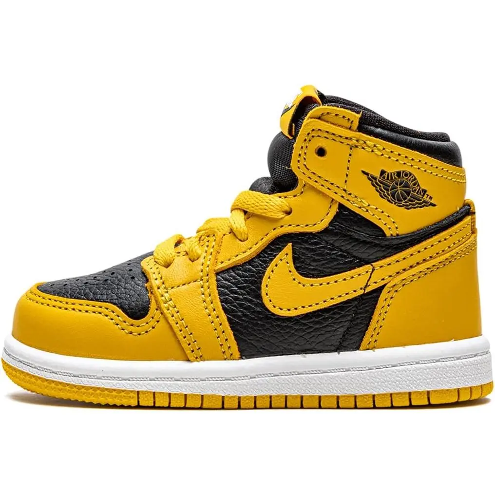 Toddler's Jordan 1 Retro High OG Pollen/White-Black (AQ2665 701)