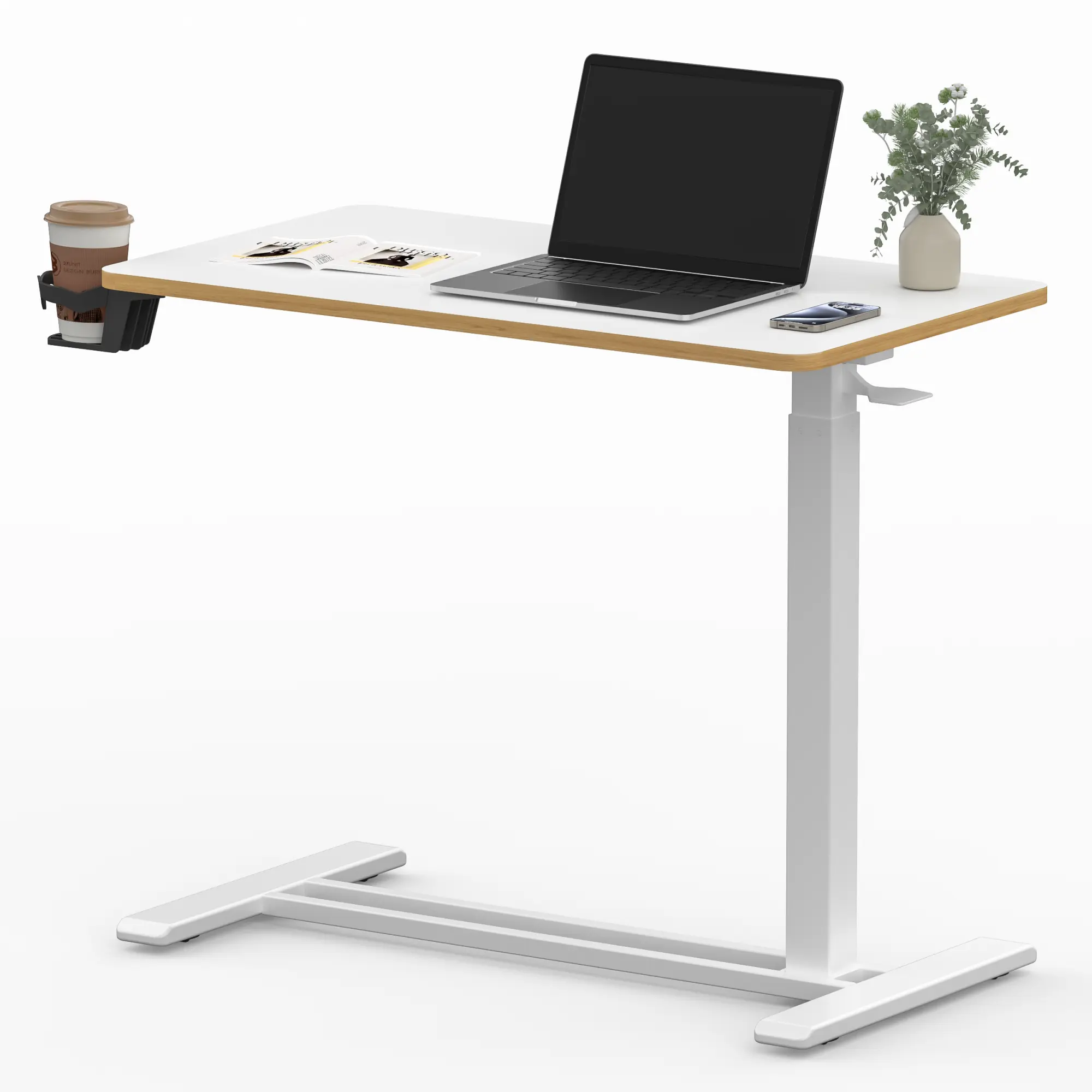 White (wooden edge)