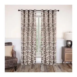 Superior Leaves Blackout Panel Curtains (Set Of 2), 52 X 63