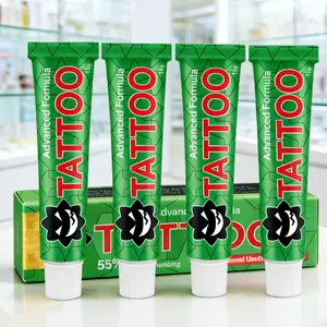 TKTX Tattoo Numbing Cream, for Tattoos & Hair Removal ,Soothes Skin During Tattooing, Microneedling, Waxing | Fast-Acting & External Use,10g Pain Relief Cream with Lecithin (10g*4 Tubes)