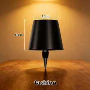 Wireless bottle light, USB rechargeable desk lamp, LED touch bottle light, decorative light, 7-color adjustable light, suitable for wine tequila bottles, beer bottles, suitable for bars, parties, and outdoor dining Led Desk Lamp