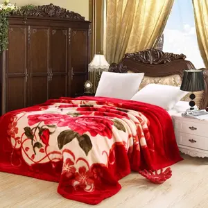Floral Print Blanket, 1 Count Soft Comfortable Warm Throw, Air-conditioned Room Blanket, Warm Nap Blanket for Home & Office, Rose Flower Blanket