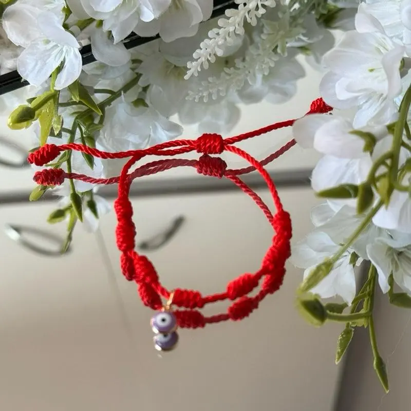 Simple evil eye charm adjustable bracelet Trendy Jewelry