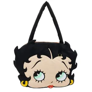 Whatever Makes You Happy Betty Boop Padded Nylon Head Tote Bag