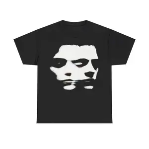 Y2K 90s 2Face Echo Hip-Hop T-Shirt - HeawyCotton Retro Rap Graphic Tee for Men