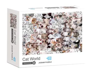 Cat World 1000 Piece Jigsaw Puzzle