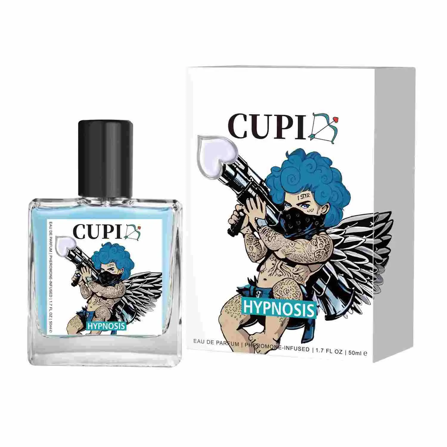 In Stock Now! Men’s Cupid 50ML Pheromone Cologne, Hypnotic & Irresistible Scent, Sexy and Classy Fragrance Ideal for Daily Use, Casual Outings, Office Days and Special Date Nights, Elevate Your Charm Instantly
