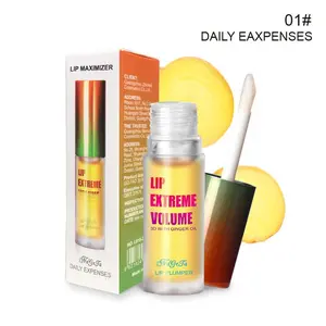 Long-Lasting Lip Plumper Oil Serum, Instant Lip Plumping Essential Oil Nourishing Antiwrinkle Moisturising Sexy Lip Care Ultimate Plumping Lip Gloss Serum Cosmetics