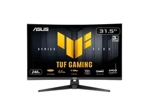 ASUS TUF Gaming 32 inch Full HD 240Hz AMD FreeSync Premium (Adaptive Sync)  0.5ms 120% sRGB ELMB Sync Curved Gaming Computer Monitor with Swivel & Tilt Stand VG32VQM5AZ
