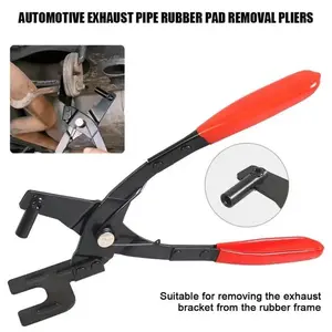 Universal Car Exhaust Hanger Removal Plier Car Exhaust Rubber Pad Plier Puller Tool Exhaust Pipe Rubber Gasket Removal Pliers