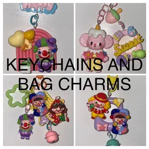 Premade Keychains and Bag Charms