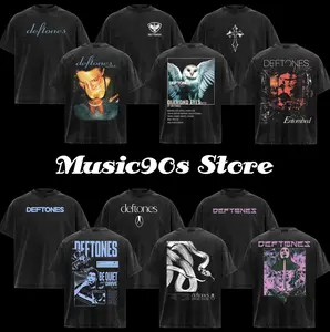 [Collection] ReTro Deftones Band T-Shirt , Deftones T-shirt , Rock Band Shirt , Washed Oversized T-Shirt , Rock Band Shirt, Retro Music Tee, Rock Music Lover Shirt, Vintage Band Shirts Casual Fabric Fit Top , Top Men's and Women's Clothing