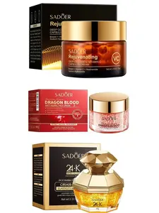 The Ultimate Age-Defying TRIO!  1. Repair (Reishi+Dragon‘s Blood) 2. Lift (24K Gold) 3. Brighten (Vitamin C). Your Complete Potent Ritual for Plump, Firm & Radiant Skin., Facial, Serum Set