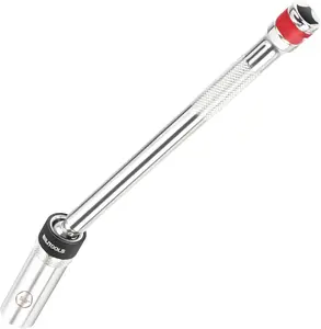 5/8"  Spark Plug Socket Swivel Thin Wall Spark Plug Socket  3/8-inch Drive x 10" Total Length with 6-Point, CR-V