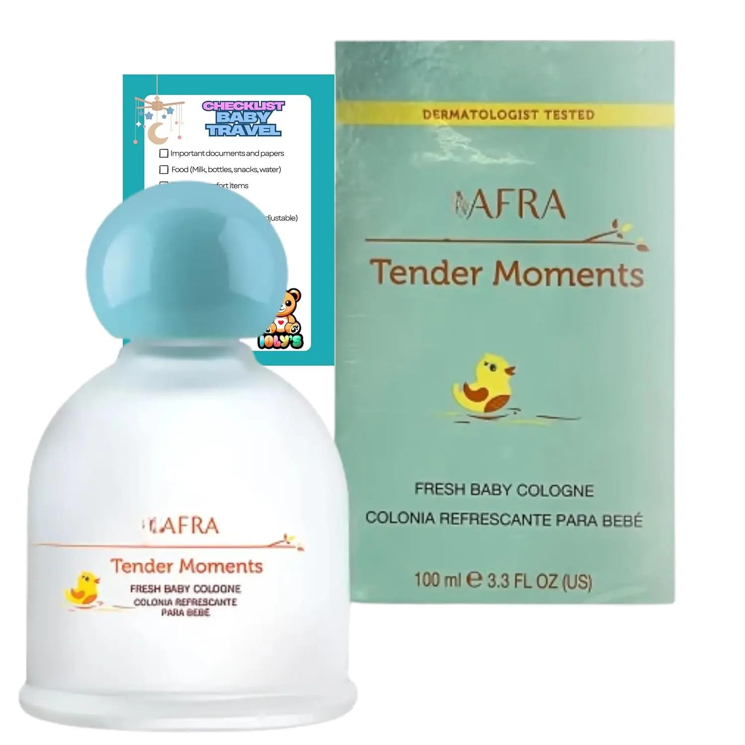 Tender Moments Alcohol-Free Baby Cologne by Jjafra - for Newborns & Toddlers - Paraben-Free Fragrance (PK 1)