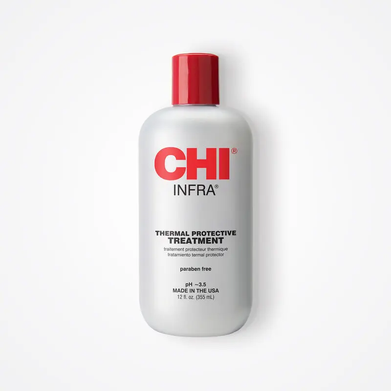 CHI Infra Thermal Protective Treatment, Hair Serum For Protecting Color & Adding Superior Shine & Softness, Hydrating Formula, Sulfate-free, 12 Oz