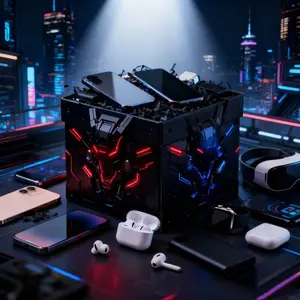 Final Stock! Only 2 Left! Mini Tech Mystery Box – Random Wireless Earbuds Included! Unbox Cool Surprises, Durable Style, Buy Before Sold Out!